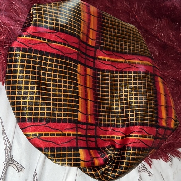 African printed satin lined hair  bonnet - Picture 10 of 10